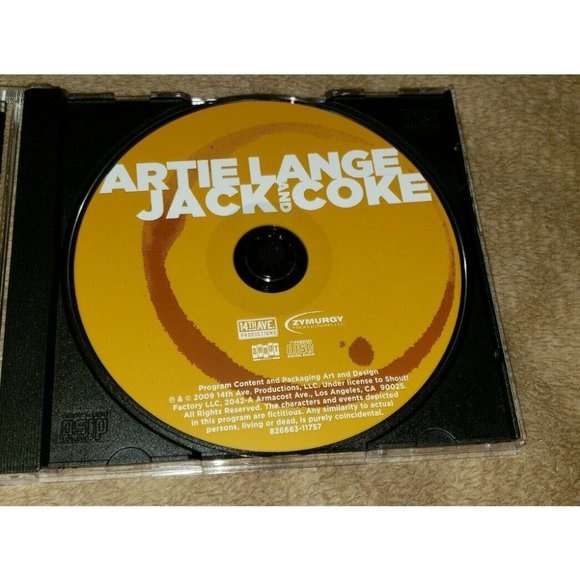 ARTIE LANGE cd JACK AND COKE compact disc howard stern - Picture 9 of 10